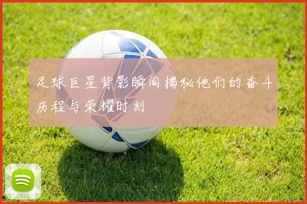 足球巨星背影瞬间揭秘他们的奋斗历程与荣耀时刻